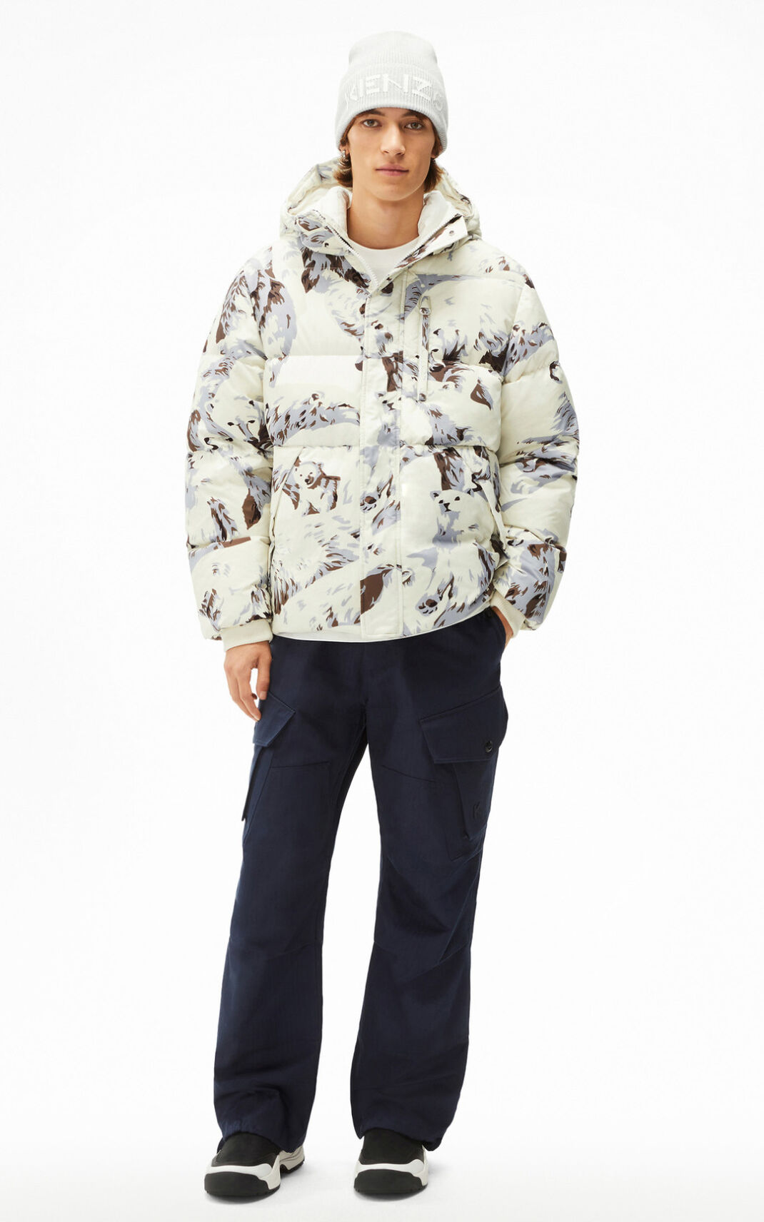 Plumifero Kenzo Polar Bear The Invierno Capsule Hombre Blancas - SKU.3424722